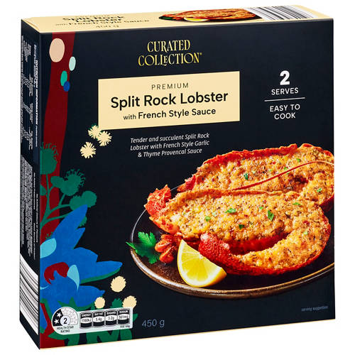 Split Rock Lobster with French Style Sauce 450g