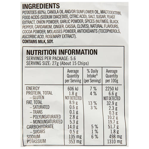 Nutrients 1, Crinkle Cut Worcester Sauce 150g