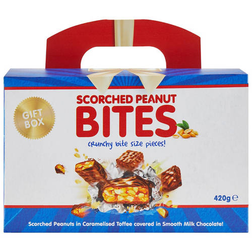 Front shot 2, Peanut Bites Gift Box 420g