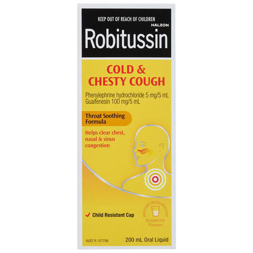 Front shot 2, Cold & Chesty Cough Syrup 200mL