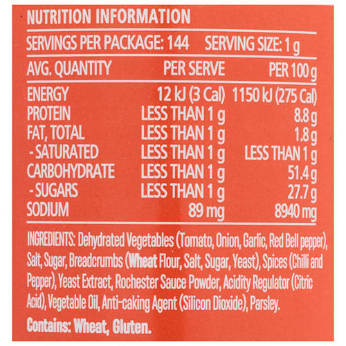 Nutrients 1, All Star Burger Seasoning 150g