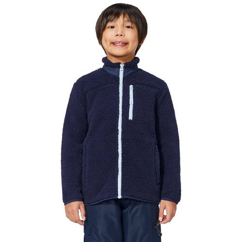 Children’s Sherpa Fleece Jacket Product Image Front shot 01