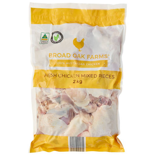 RSPCA Approved Chicken Mixed Pieces 1kg Product Image Front shot 01