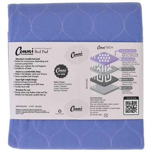 Front shot 3, Absorbent and Waterproof Bed Pad