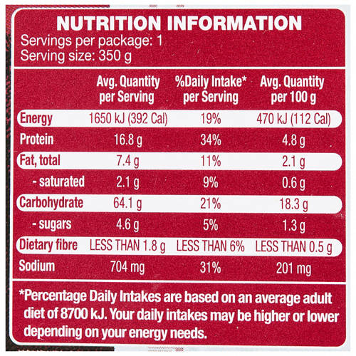 Nutrients 1, Hot Honey & Pepper Beef 350g