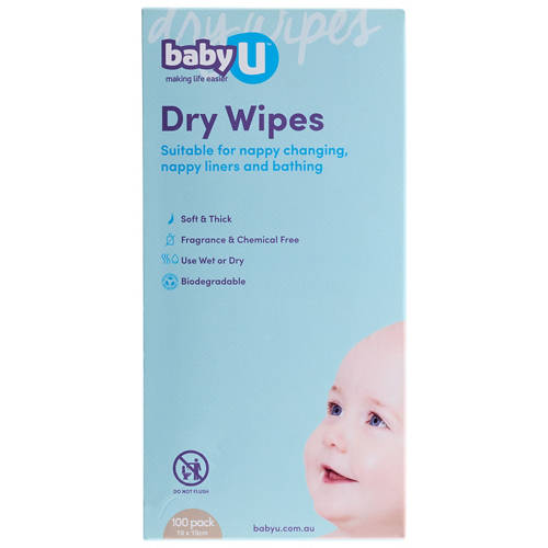 Front shot 4, Dry Wipes 100 Pack