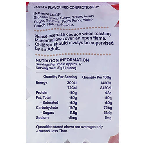 Nutrients 1, Amrican Style Roasting Marshmallows 350g