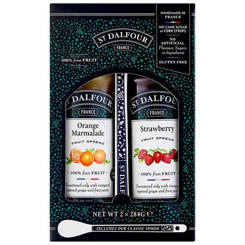 Front shot 3, Jam Gift Pack 2 x 284g with Ceramic Spoon