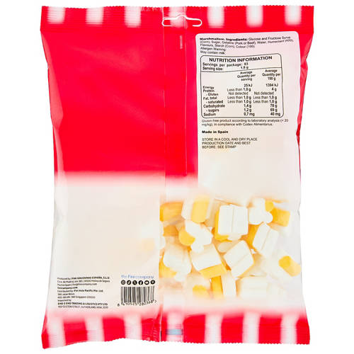 Front shot 2, Fini Mellows Sweet Popcorn 150g