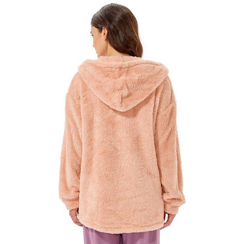 Front shot 2, Women's Lounge Cardigan With Hood