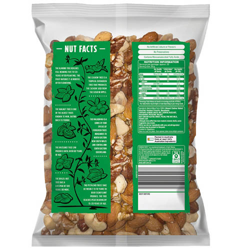 Front shot 2, Mixed Nuts Natural 1kg