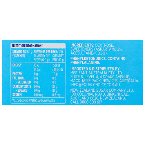 Nutrients 1, Sweetener Sticks 300 Pack