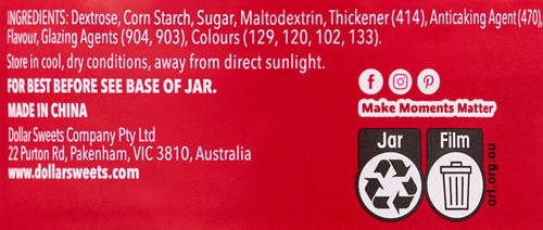 Ingredients 1, Christmas Sprinkles Jar 132g