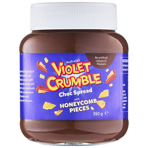 Front shot 2, Violet Crumble Spread 350g