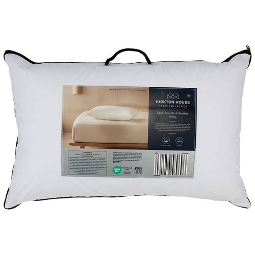 Front shot 2, Quill Less Duck Feather Pillow