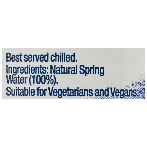 Ingredients 1, Natural Australian Spring Water 24x350ml