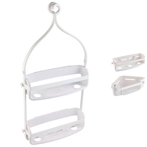 Group 1, Suction Bathroom Shelf or Shower Caddy