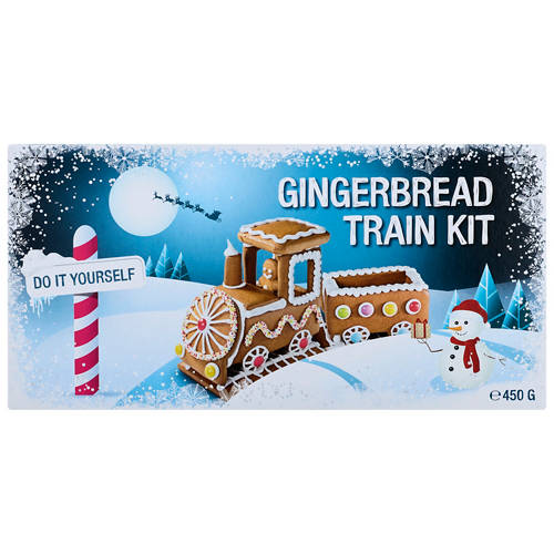 Front shot 2, Gingerbread Train DIY Kit 450g