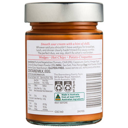 Front shot 2, Sweet Chilli & Sour Cream Dipping Sauce 160g