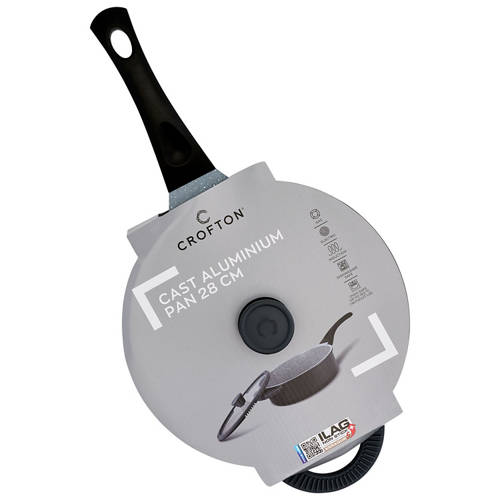 Front shot 3, Cast Aluminium Frypan with Lid 28cm