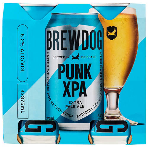 Front shot 2, Punk XPA 4 x 375ml