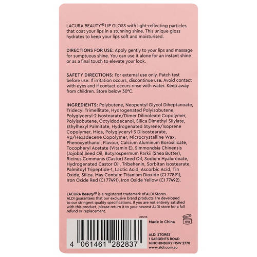 Front shot 4, Lip Oil 4.6ml or Lip Gloss 9ml