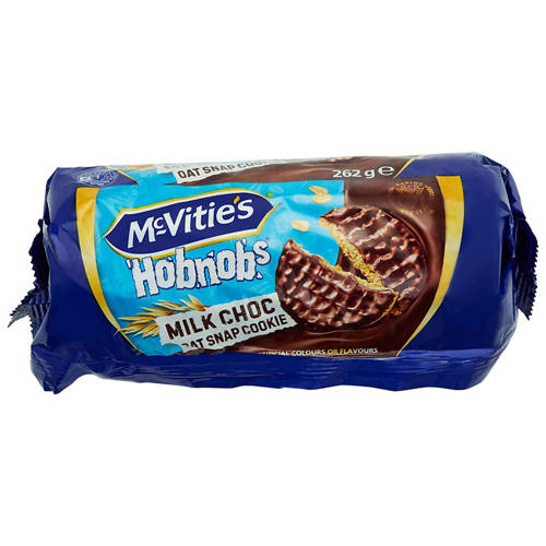 Front shot 2, Hobnobs Milk Chocolate 262g