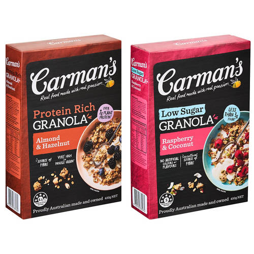 Group 1, Raspberry and Coconut Low Sugar Granola