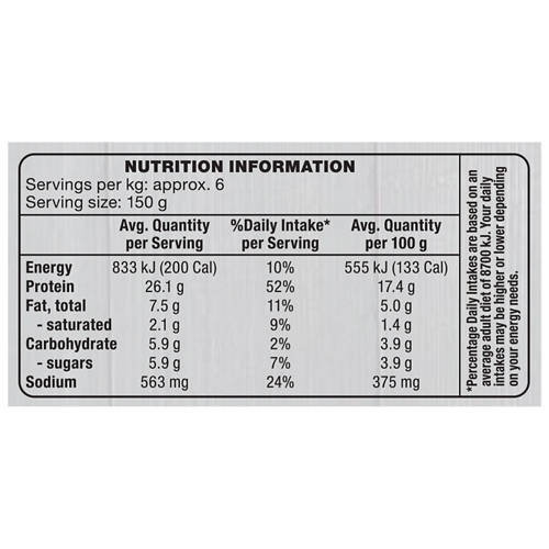 Nutrients 1, RSPCA Approved Boneless Chicken Drumstick Fillet with Smoky BBQ Marinade
