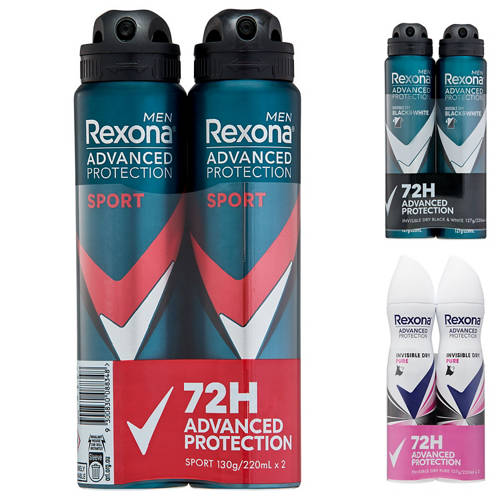 Group 1, Advanced Protection  Antiperspirant 72 Hour 2 Pack 127g/130g