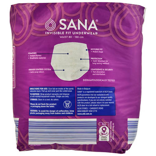 Front shot 3, Incontinence Pants for Women Medium or Large 8 Pack