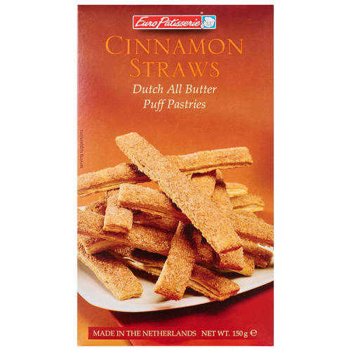 Front shot 2, Pastry Biscuits Cinnamon Straws 150g