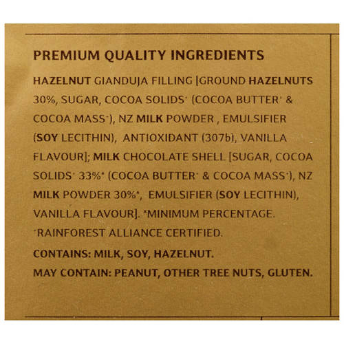 Ingredients 1, Chocolate Pods 125g