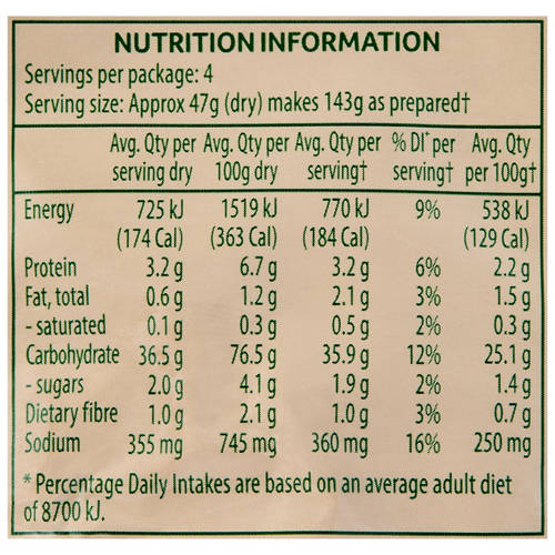 Nutrients 1, Chicken Flavoured Rice 190g