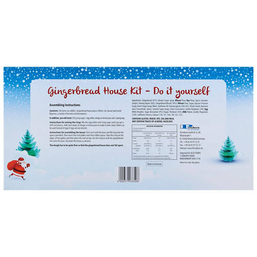 Front shot 3, Gingerbread House DIY Kit 500g