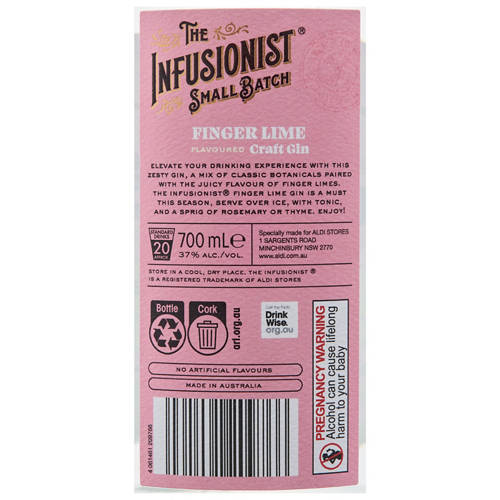 Nutrients 1, Finger Lime Gin 700ml