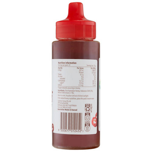 Front shot 2, Hot Chilli Honey 340g