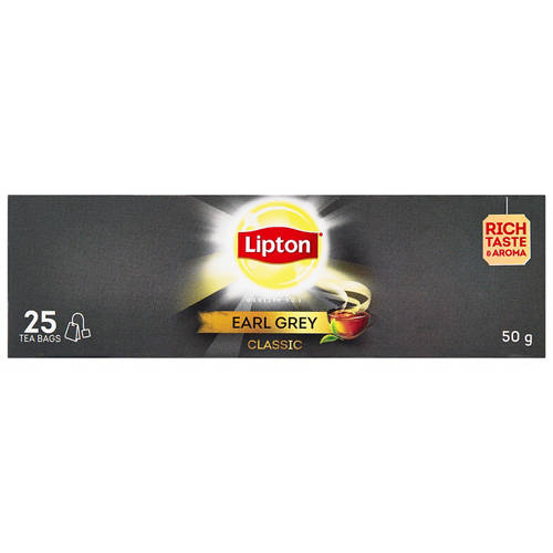 Front shot 3, Earl Grey Tea 25 Bags 50g
