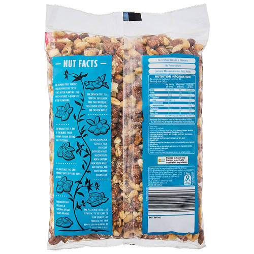 Front shot 2, Dry Roasted Mixed Nuts 1kg
