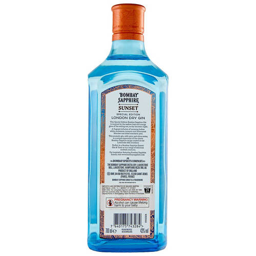 Front shot 2, Sunset Gin 700mL