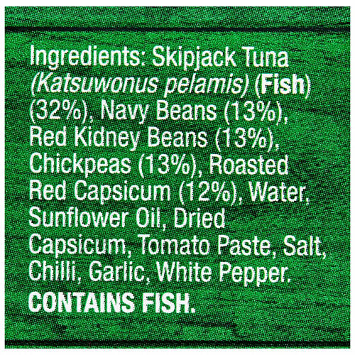 Ingredients 1, Tuna Power Bowl Iron 170g