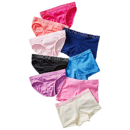 Girls Bikini Briefs 5 Pack or Shorties 4 Pack