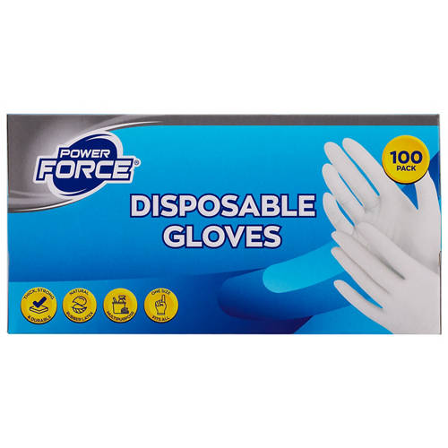 Front shot 2, Disposable Gloves 100 Pack