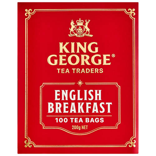 Front shot 2, English Breakfast Tea 100 Pack 200g