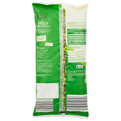 Front shot 2, Green Split Peas 650g