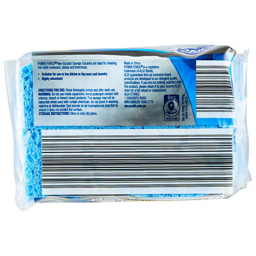 Front shot 3, Assorted Cellulose Sponge Scourers 3 Pack