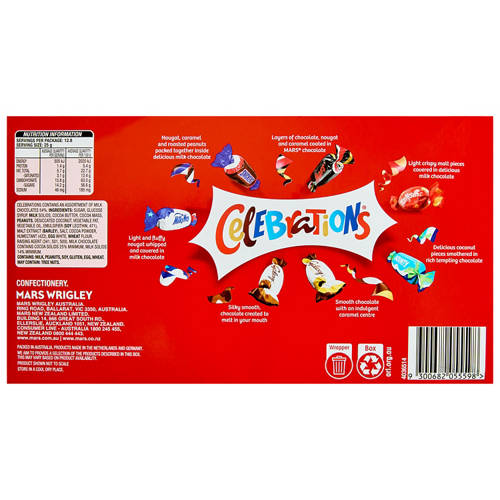 Front shot 3, Celebrations 320g