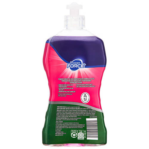 Front shot 2, Power Soak Dishwashing Liquid Raspberry  & Apple 450ml