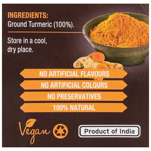 Ingredients 1, Indian Turmeric Ground Spice 235g