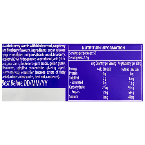 Nutrients 1, Feeling Berry Good Chewy Dragees 150g